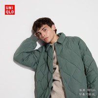 UNIQLO 优衣库 男装PUFFTECH空气棉服绗缝茄克/休闲外套夹克472293 55 青绿色 XL /180/108B
