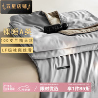 KooWispo 100支LF兰精天丝夏被空调被夏凉蚕丝被凉感被子冰丝被薄 100支LF兰精天丝-慕尼银灰