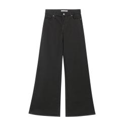 Levi's 女士美式休闲318宽松阔腿牛仔裤 黑色 建议拍大一码 27 (30)