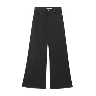 Levi's 女士美式休闲318宽松阔腿牛仔裤 黑色 建议拍大一码 27 (30)