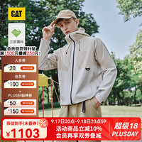 CAT 卡特彼勒 卡特25春夏新品男士城市轻户外拼色三防单夹克商场同款 浅卡其色 S