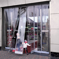 迪茵 冬季保暖空调门帘 透明2.0mm 40cm宽 2.9米长