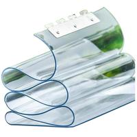 迪茵夏季防蚊门帘PVC软塑料农村空调隔断帘透明1.5mm厚宽90*210高/6条 透明1.5mm厚宽90*210高/6条-京仓