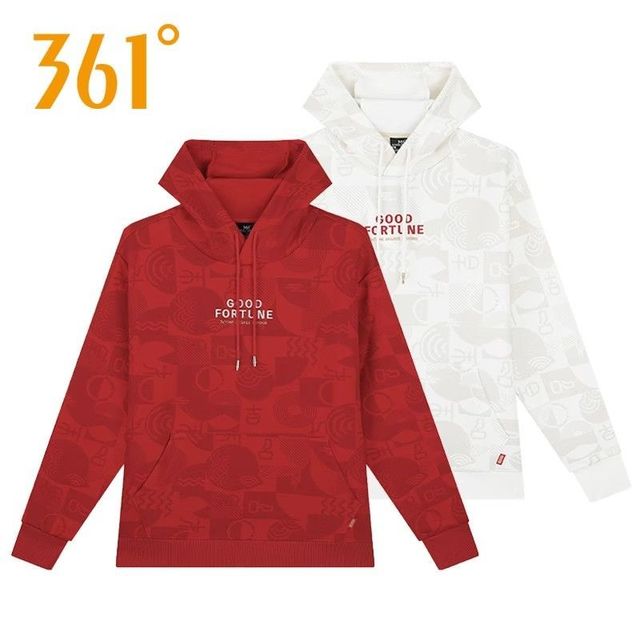 361° 连帽卫衣男款春季新款运动套头衫休闲上衣