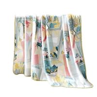 富安娜 法兰绒毯 印记 毯子 150*200cm