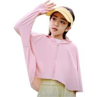 伯希和儿童防晒衣春夏冰丝防紫外线UPF50+皮肤衣外套13121274粉