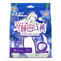 ABC 透气不闷热 卫生巾  M-L码 3片 L