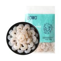 BOWO鲜冻南美白虾仁91-110只/磅 1.4斤(净重) 南美白虾 140-170只