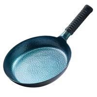 哥思顿平底锅章丘手工炒锅铁锅无涂层煎锅家用平底鱼鳞款30cm