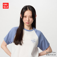 优衣库女装UT PEANUTS印花短袖T恤史努比477716 63 天蓝色 M /160/84A