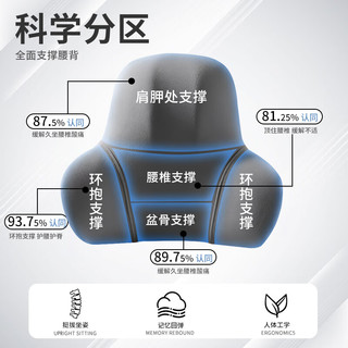 京冇靠枕办公座椅久坐护腰靠垫沙发椅子靠背垫汽车腰垫腰部支撑腰托