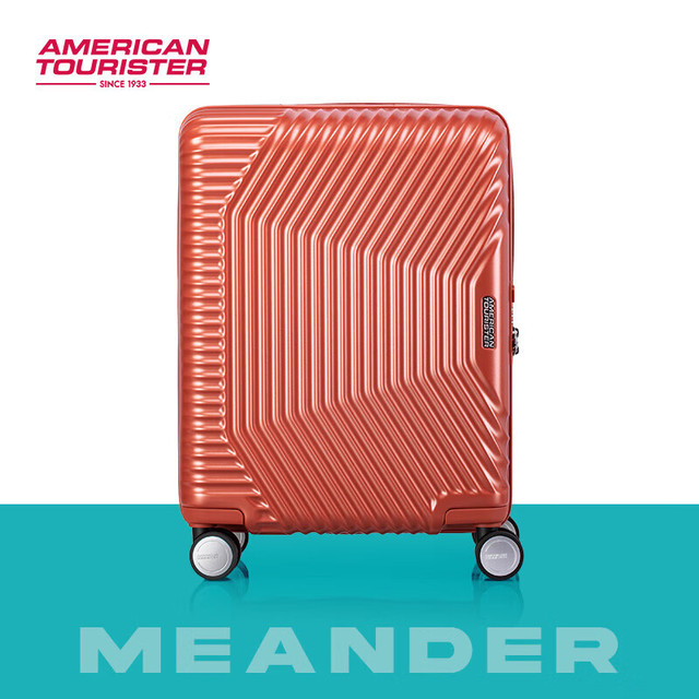 AMERICAN TOURISTER 美旅 大容量斜条纹休闲旅行箱NL8   20英寸