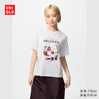 UNIQLO 优衣库 UT品牌合作系列印花短袖T恤 480663 03 灰色