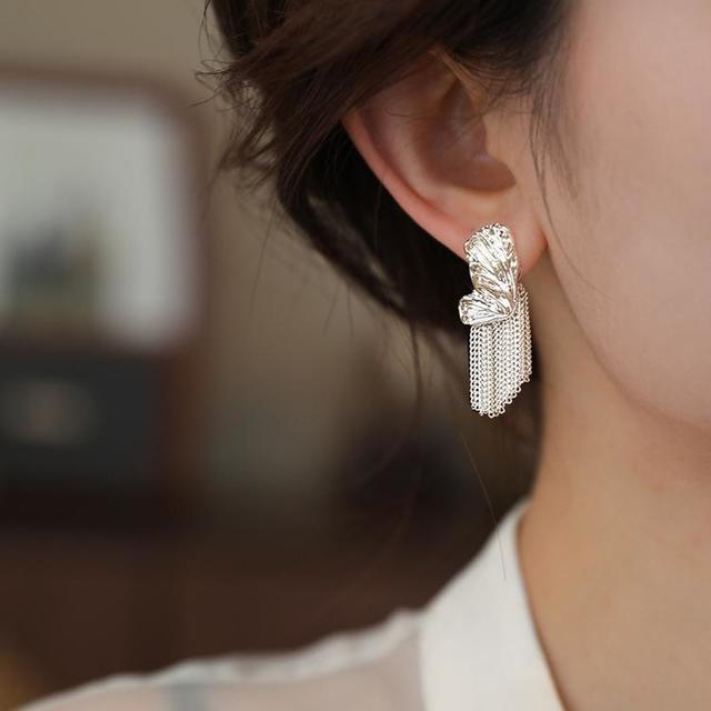 JOSEPH ABBOUD 高级感耳环气质爱心流苏圆脸显瘦耳饰2025新款冷淡风轻奢耳坠