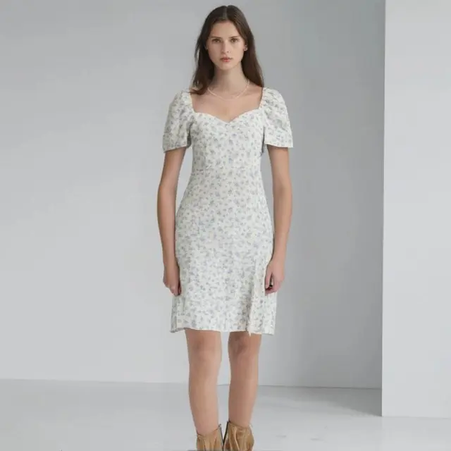 OTHER STORIES H&M集团【法式假日】清新温柔风碎花开衩A字茶歇裙连衣裙