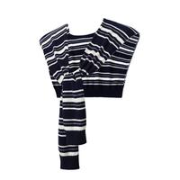 JOSEPH ABBOUD 纯羊毛秋季针织小披肩打结外搭气质软糯装饰女搭肩撞色假两件