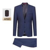 BOSS 【羊毛西装】结婚婚宴正装新郎伴郎弹力西装套装休闲西服秋季