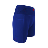 Flipbelt飞比特轻压缩腰包男士 袋鼠裤2.0 竞赛短裤半弹运动跑步马拉松 24款宝石蓝（袋鼠裤2.0） XS