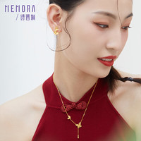 诗普琳黄金套链 足金吊坠套链5G黄金蝴蝶套链女款 约3.11g