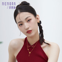 诗普琳黄金套链 足金吊坠套链5G黄金蝴蝶套链女款 约3.15g