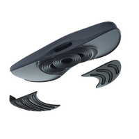 安踏 神行10Pro2025年夏季缓震防滑慢跑鞋透气运动休闲训练鞋 黑-5 40