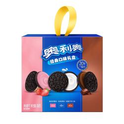 奥利奥 夹心饼干 388g 礼盒装 巧克力原味 草莓多口味
