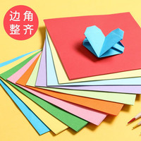 科朗鑫盛折纸叠纸彩纸儿童手工纸彩色千纸鹤纸材料正方形玩具彩手工折纸10*10CM1000张【双面胶+教程】