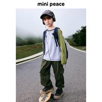 MINI PEACE 【山系内搭】太平鸟童装男童内搭长袖T恤打底衫秋