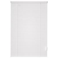 美尔耐L型百叶窗帘免打孔铝合金卫生间浴室厨房卧室隐私Z帘透气防窥 6025免打孔【哑光】白色 1平方米