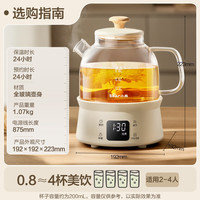 小熊 迷你养生壶养生杯 0.8L全玻璃杯体YSH-M08B3