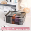 稻草熊 家用玩具零食储物箱子衣柜衣服塑料整理箱置物筐收纳盒 高款中号—磨砂黑 三个装
