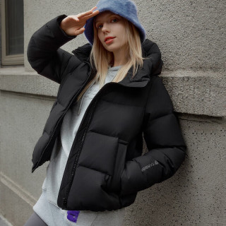 坦博尔 连帽保暖韩版秋冬面包羽绒服