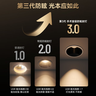 星月影Zen3窄边射灯已接入米家APP嵌入式小山丘射灯客厅Mesh2.0