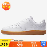 NIKE 耐克 男子休闲鞋 COURT VISION 运动鞋CD5463-105白 44