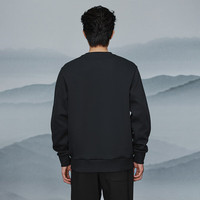 HLA海澜之家卫衣男中华龙圆领刺绣龙运衫长袖男25秋季 藏青85 HNZWW3J037A 2XL 185/100A 165~180斤