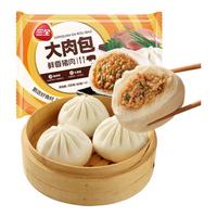 三全 上海灌汤包发面小笼包薄皮包子速冻面点早餐速食 猪肉大包320g4只