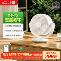 移动端、京东百亿补贴：米家 MIJIA 小米空气循环扇电风扇台式风扇 桌面家用小型台扇 直流变频轻音节能  APP100挡调节 智能控制
