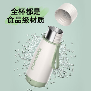大宇 便携式烧水杯 304不锈钢 0.5L 奶糖白