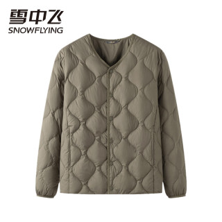 雪中飞 轻薄内穿羽绒马甲 黑色 XL