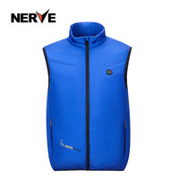NERVE 涅夫 NERVE涅夫摩托车骑行服电加热马甲智能加热冬季防寒保暖背心男女