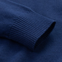 美国马球协会 U.S. POLO ASSN.保罗针织男秋季商务休闲t恤开衫毛衣男百搭保暖长袖外套 藏蓝 L 藏蓝 纯棉圆领