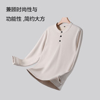 凡客诚品(VANCL)【雷总同款】店亨利领加绒卫衣男士休闲百搭 黑色 3XL