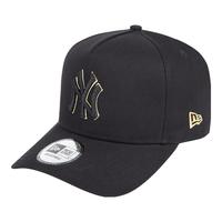  ERA棒球帽MLB帽子男女鸭舌帽纽亦华NY硬顶帽子男940棒球帽12718139 12718139-黑色