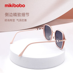 mikibobo 太阳镜 潮流 出行防UV 修颜 多边 大框显瘦防晒 偏光墨镜