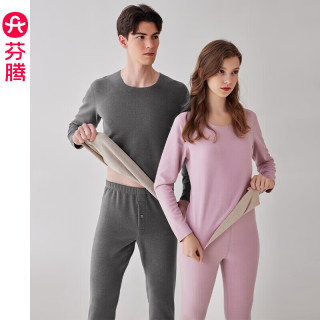 FENTENG 芬腾 情侣羊毛蚕丝德绒内衣套装