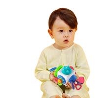 澳贝（auby）婴幼儿童玩具学习数学多面玩法六面体早教启蒙周岁 12M+多功能忙碌球升级款