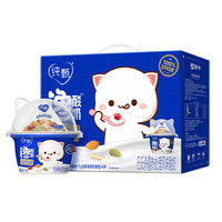 蒙牛 纯甄馋酸奶搅拌酸奶坚果莓莓燕麦脆（150g+15g）X6杯 蜜桃猫包装
