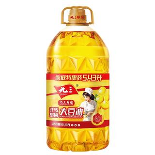 九三厨娘非转基因一级大豆油5.43L清香烹饪油大容量