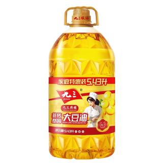 九三厨娘非转基因一级大豆油5.43L清香烹饪油大容量
