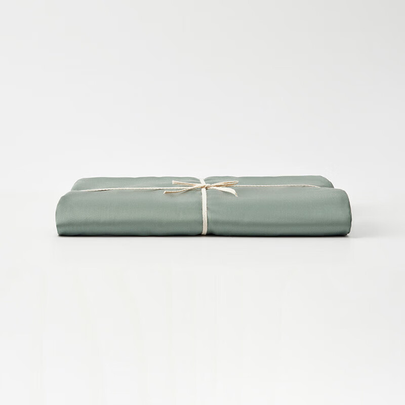 無印良品 MUJI莱赛尔床单 单件被单 宿舍 绿色 双人床用 220*260cm